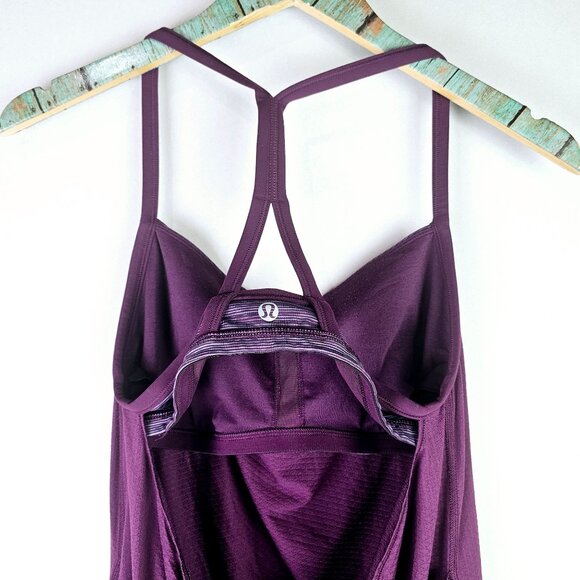 Lululemon C.Y.B Tank Plum, Wee Are From Space September Plum, Size 6 - Picture 6 of 8